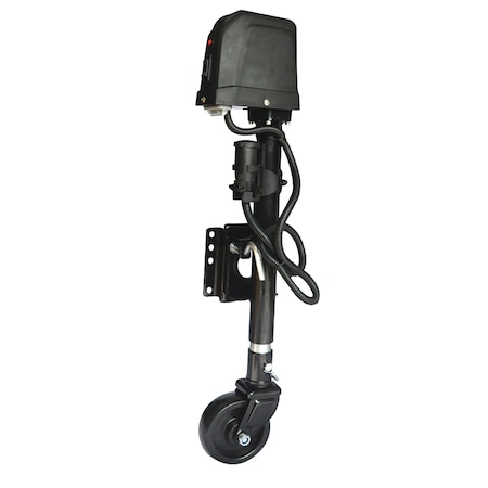 Seachoice Electric Jack with Caster and 7-way Connector, 1, 500 lb, 6" Wheel 52041